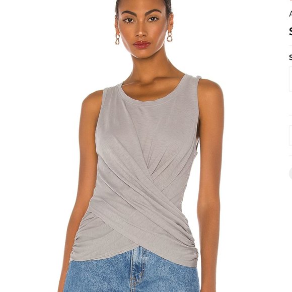 Sundry - NWOT - Sleeveless Twist Tank - Size 2 - Stone - Picture 3 of 4